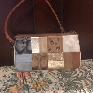 Patchwork wristlet